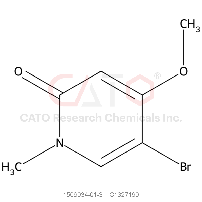 CAS No.:1509934-01-3,5-Bromo-4-methoxy-1-methylpyridin-2(1H)-one