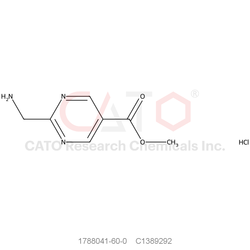 CAS No.:1788041-60-0,Methyl 2-(aminomethyl)pyrimidine-5-carboxylate hydrochloride