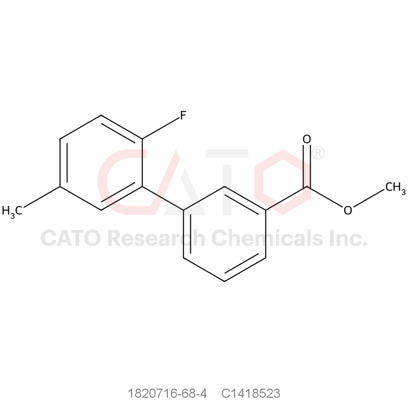 CAS No.:1820716-68-4,Methyl 3-(2-fluoro-5-methylphenyl)benzoate