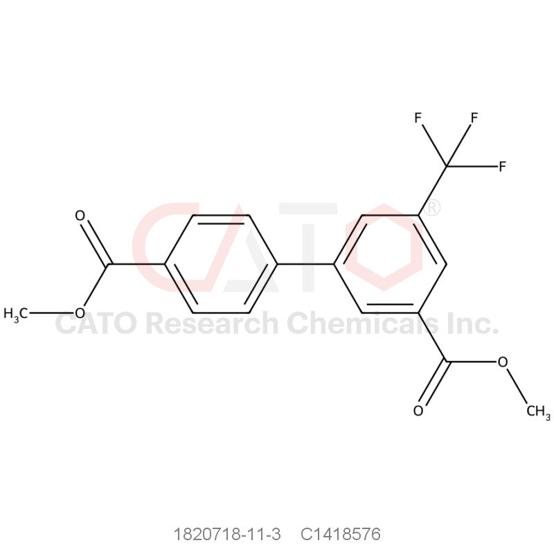 CAS No.:1820718-11-3,Methyl 3-[4-(methoxycarbonyl)phenyl]-5-(trifluoromethyl)benzoate