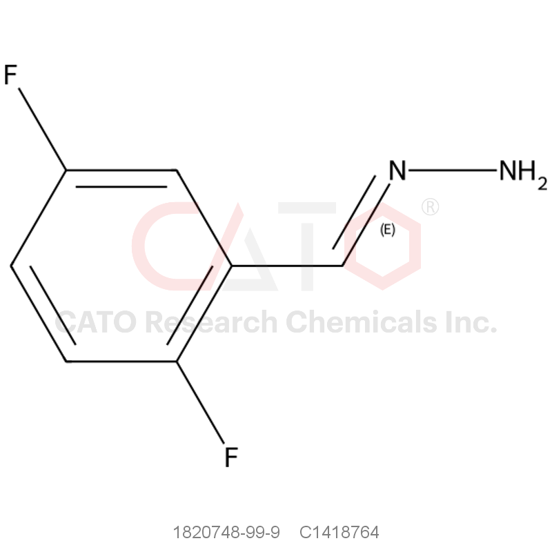 CAS No.:1820748-99-9,(E)-[(2,5-Difluorophenyl)methylidene]hydrazine