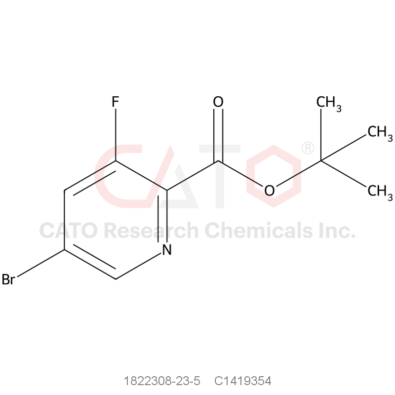 CAS No.:1822308-23-5,tert-Butyl 5-bromo-3-fluoropicolinate