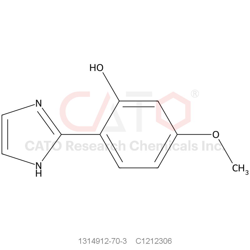CAS No.:1314912-70-3,2-(1H-Imidazol-2-yl)-5-methoxyphenol