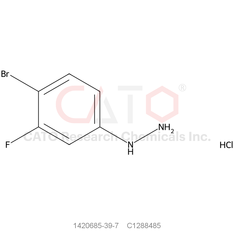 CAS No.:1420685-39-7,(4-Bromo-3-fluorophenyl)hydrazine Hydrochloride