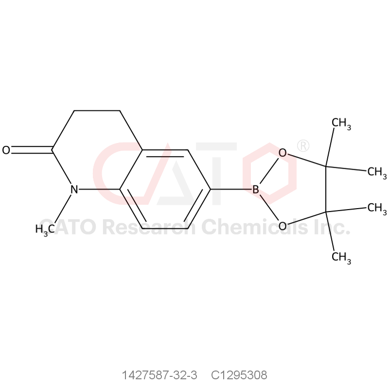 CAS No.:1427587-32-3,1-Methyl-2-oxo-1,2,3,4-tetrahydroquinoline-6-boronic Acid Pinacol Ester