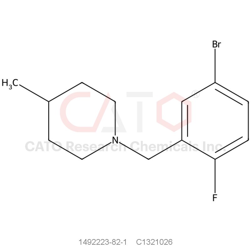 CAS No.:1492223-82-1,1-(5-Bromo-2-fluorobenzyl)-4-methylpiperidine