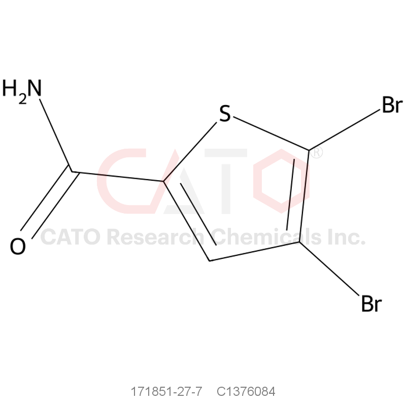CAS No.:171851-27-7,4,5-Dibromothiophene-2-carboxamide