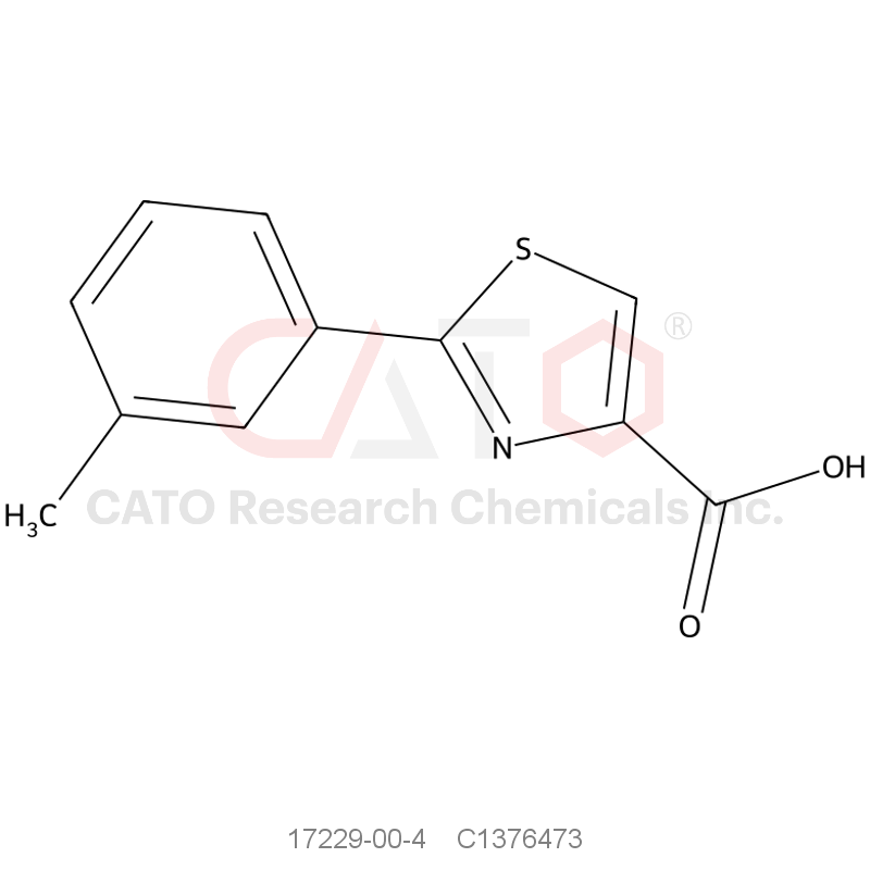 CAS No.:17229-00-4,2-(3-Methylphenyl)-1,3-thiazole-4-carboxylic acid