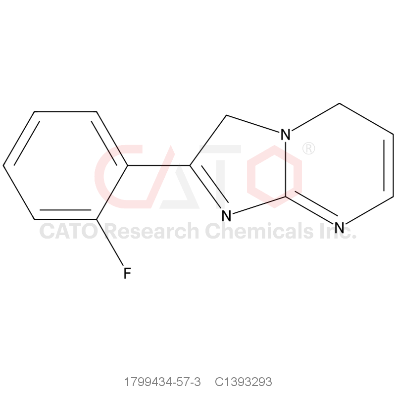 CAS No.:1799434-57-3,2-(2-Fluorophenyl)-3,5-dihydroimidazo[1,2-a]pyrimidine