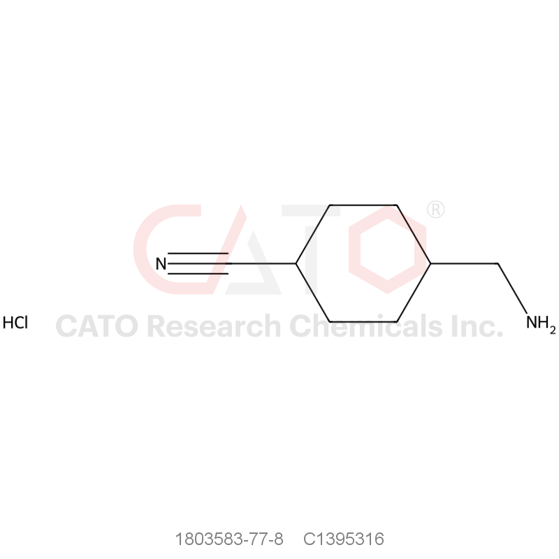 CAS No.:1803583-77-8,4-(aminomethyl)cyclohexane-1-carbonitrile hydrochloride