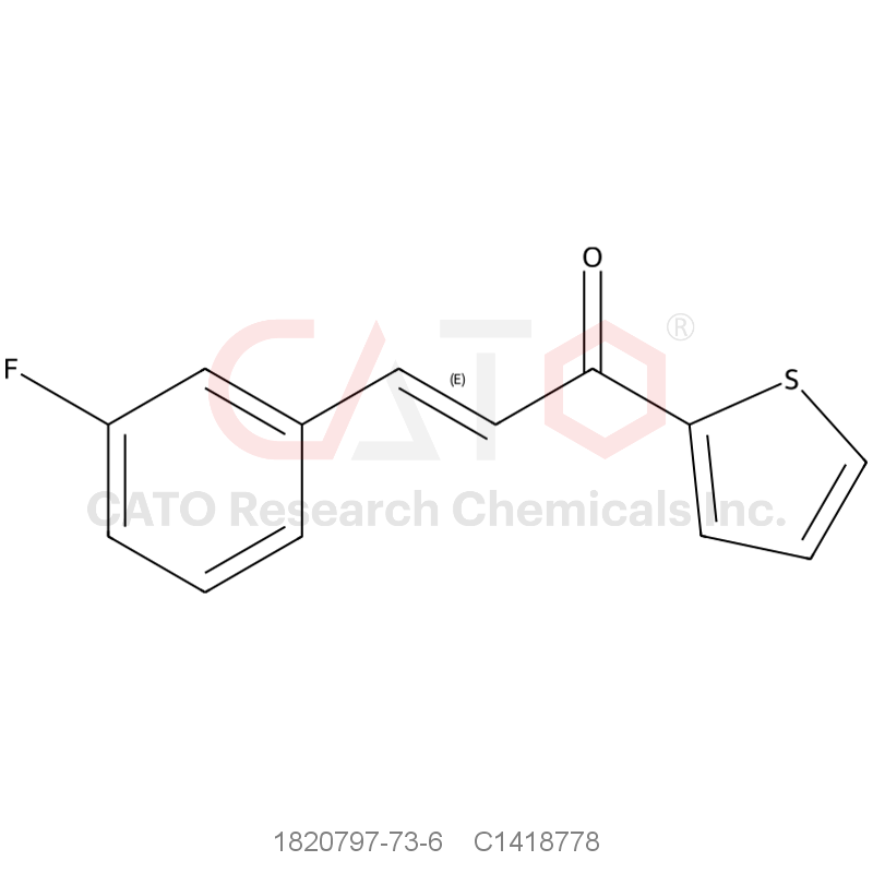 CAS No.:1820797-73-6,(E)-3-(3-Fluorophenyl)-1-(thiophen-2-yl)prop-2-en-1-one