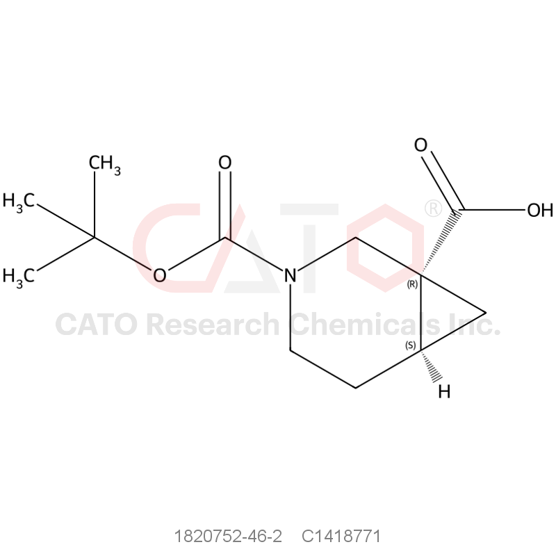 CAS No.:1820752-46-2,(1R,6S)-3-(tert-Butoxycarbonyl)-3-azabicyclo[4.1.0]heptane-1-carboxylic acid
