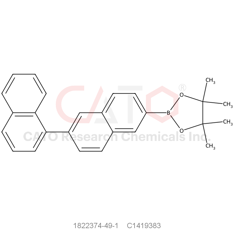 CAS No.:1822374-49-1,2-([1,2'-Binaphthalen]-6'-yl)-4,4,5,5-tetramethyl-1,3,2-dioxaborolane