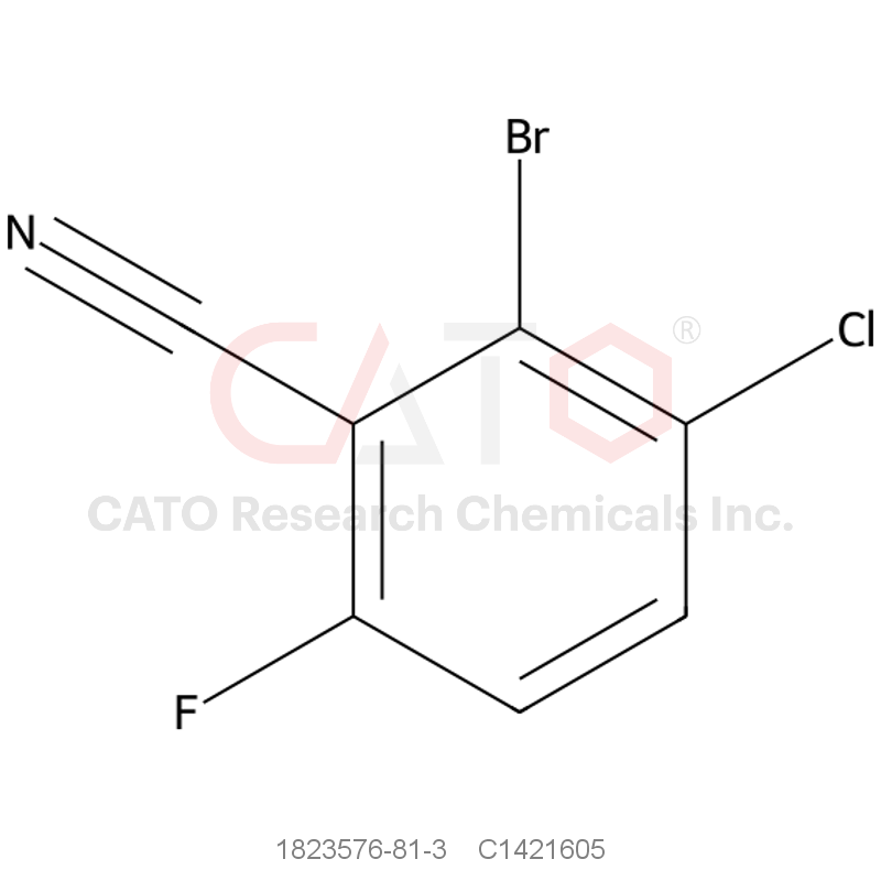 CAS No.:1823576-81-3,2-Bromo-3-chloro-6-fluorobenzonitrile