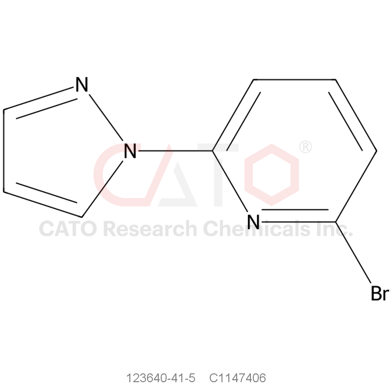 CAS No.:123640-41-5,2-Bromo-6-(1H-pyrazol-1-yl)pyridine