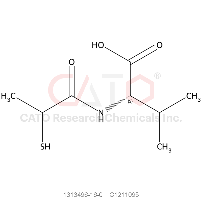 CAS No.:1313496-16-0,N-(2-Mercapto-1-oxopropyl)-L-valine