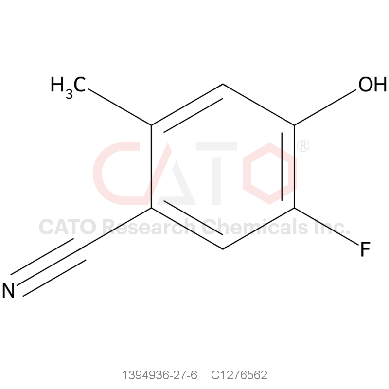 CAS No.:1394936-27-6,5-Fluoro-4-hydroxy-2-methylbenzonitrile