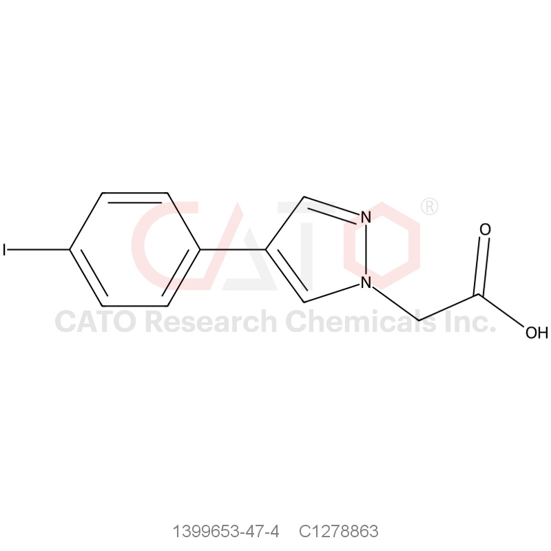 CAS No.:1399653-47-4,2-(4-(4-Iodophenyl)-1H-pyrazol-1-yl)acetic acid