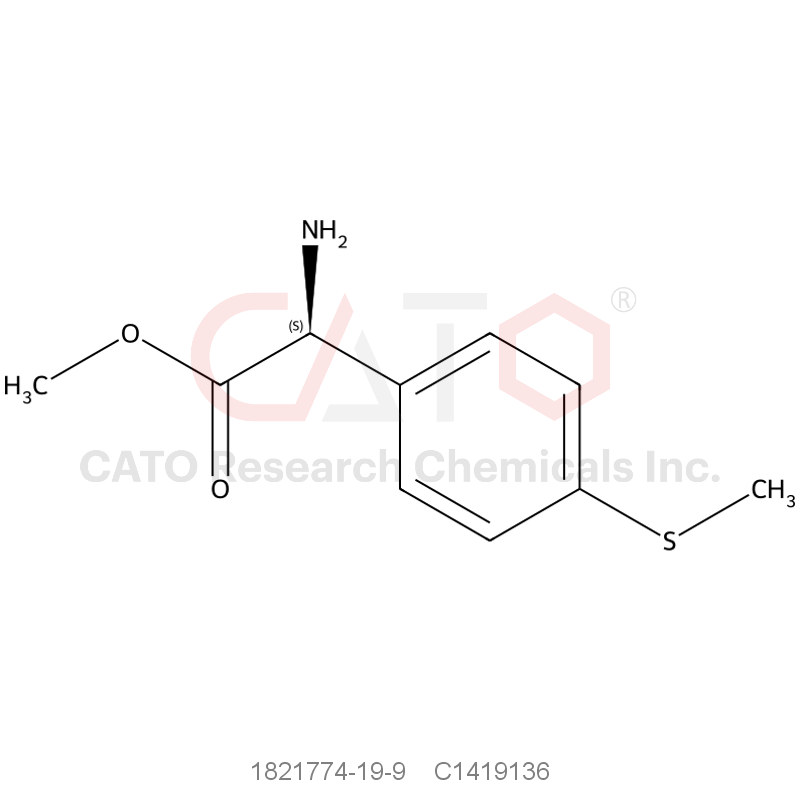 CAS No.:1821774-19-9,Methyl (S)-2-amino-2-(4-(methylthio)phenyl)acetate