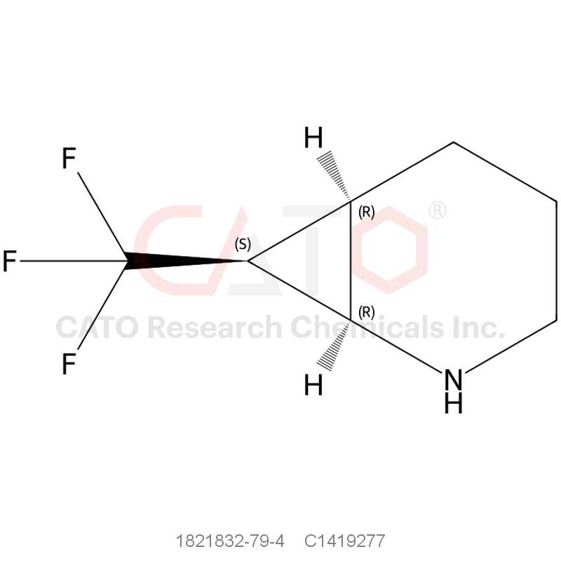 CAS No.:1821832-79-4,(1R,6R,7S)-7-(trifluoromethyl)-2-azabicyclo[4.1.0]Heptane