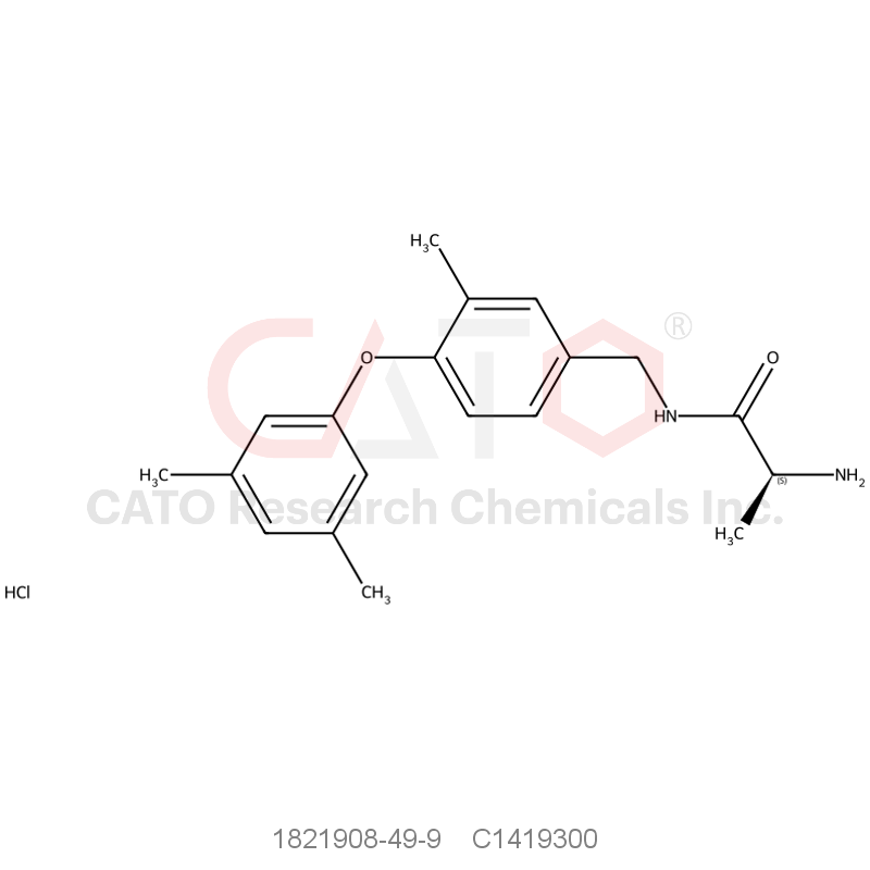 CAS No.:1821908-49-9,(S)-2-Amino-N-(4-(3,5-dimethylphenoxy)-3-methylbenzyl)propanamide hydrochloride