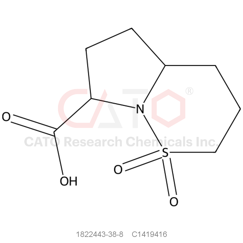 CAS No.:1822443-38-8,Hexahydro-2H-pyrrolo[1,2-b][1,2]thiazine-7-carboxylic acid 1,1-dioxide