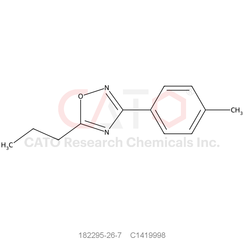 CAS No.:182295-26-7,5-Propyl-3-(p-tolyl)-1,2,4-oxadiazole