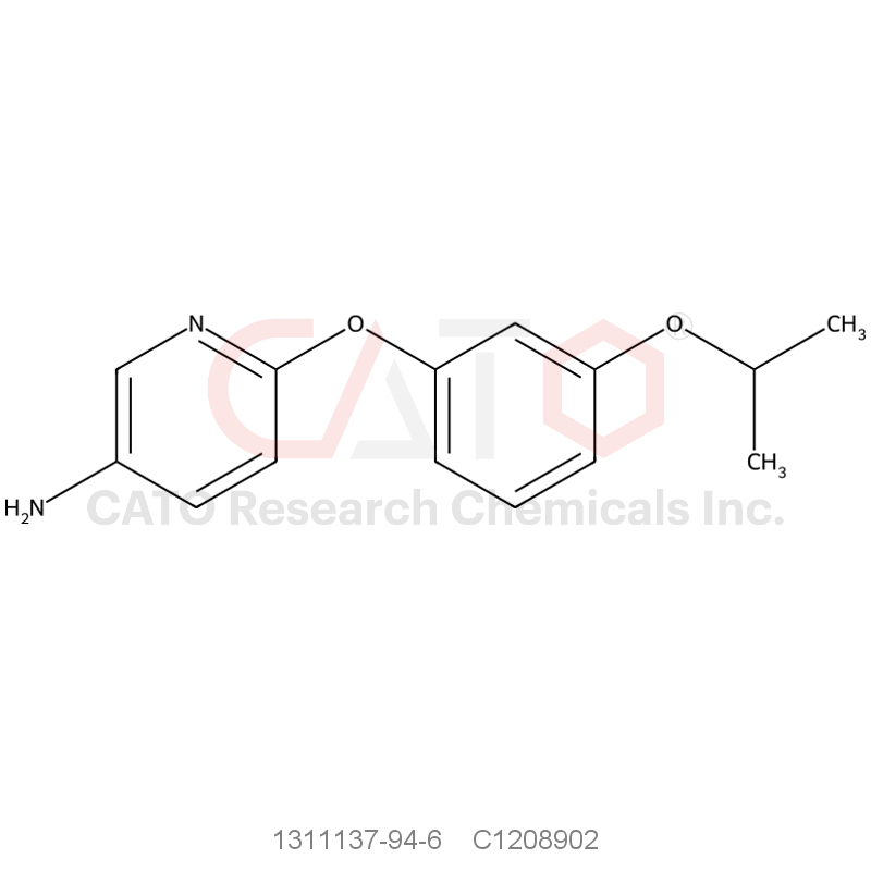 CAS No.:1311137-94-6,6-(3-Isopropoxyphenoxy)pyridin-3-ylamine