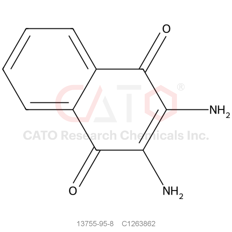 CAS No.:13755-95-8,2,3-Diaminonaphthalene-1,4-dione
