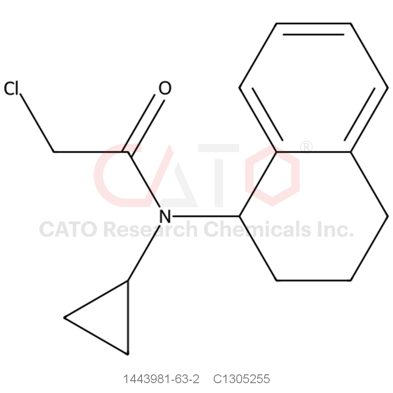 CAS No.:1443981-63-2,2-chloro-N-cyclopropyl-N-(1,2,3,4-tetrahydronaphthalen-1-yl)acetamide
