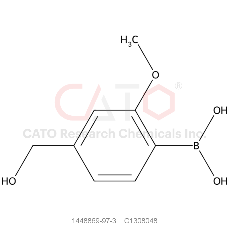 CAS No.:1448869-97-3,4-Hydroxymethyl-2-methoxyphenylboronic acid