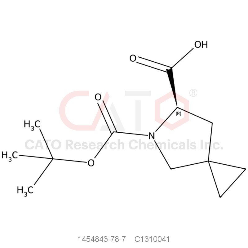 CAS No.:1454843-78-7,(6R)-5-[(tert-butoxy)carbonyl]-5-azaspiro[2.4]heptane-6-carboxylic acid