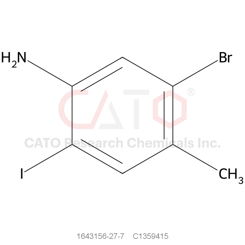 CAS No.:1643156-27-7,5-Bromo-2-iodo-4-methylaniline