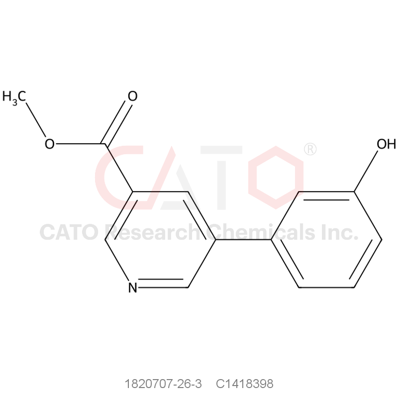 CAS No.:1820707-26-3,Methyl 5-(3-hydroxyphenyl)pyridine-3-carboxylate