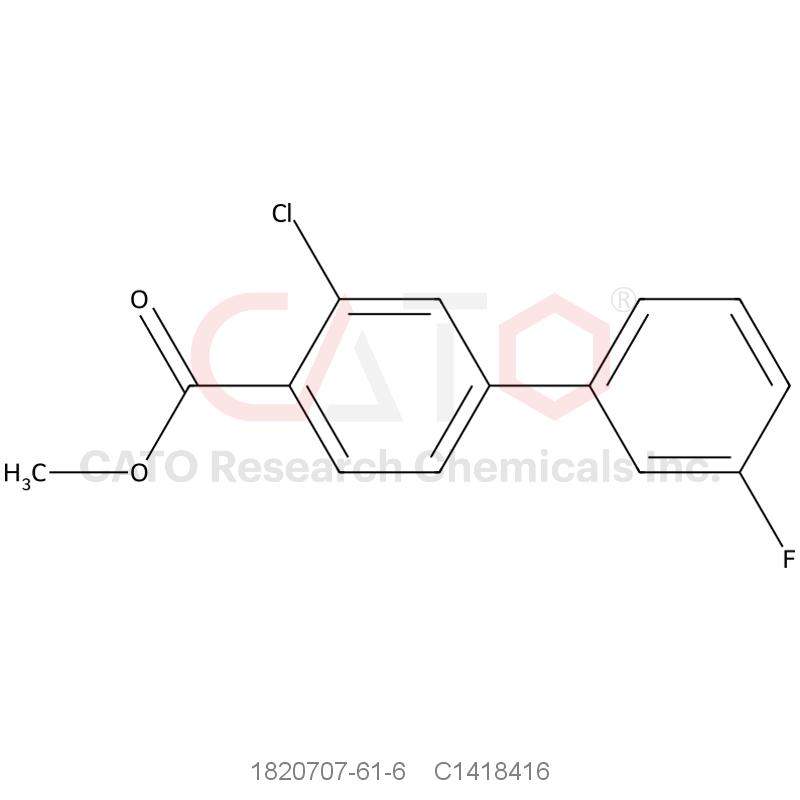 CAS No.:1820707-61-6,Methyl 2-chloro-4-(3-fluorophenyl)benzoate