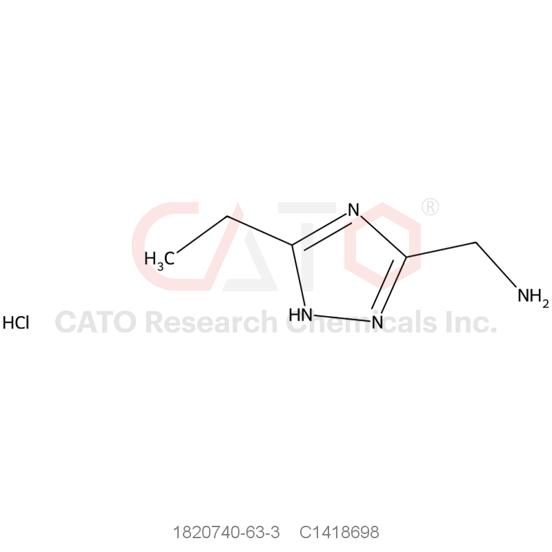 CAS No.:1820740-63-3,(5-ethyl-1H-1,2,4-triazol-3-yl)methanamine hydrochloride