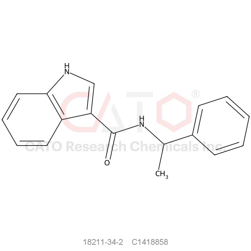 CAS No.:18211-34-2,N-(1-phenylethyl)-1H-indole-3-carboxamide