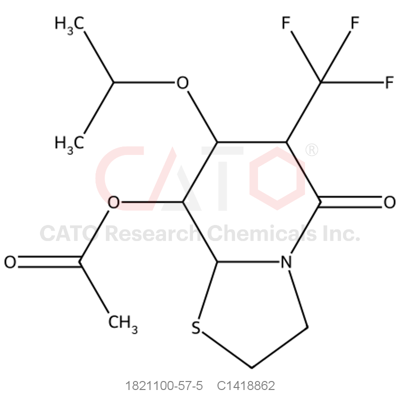 CAS No.:1821100-57-5,[7-isopropoxy-5-oxo-6-(trifluoromethyl)thiazolo[3,2-a]pyridin-8-yl] acetate
