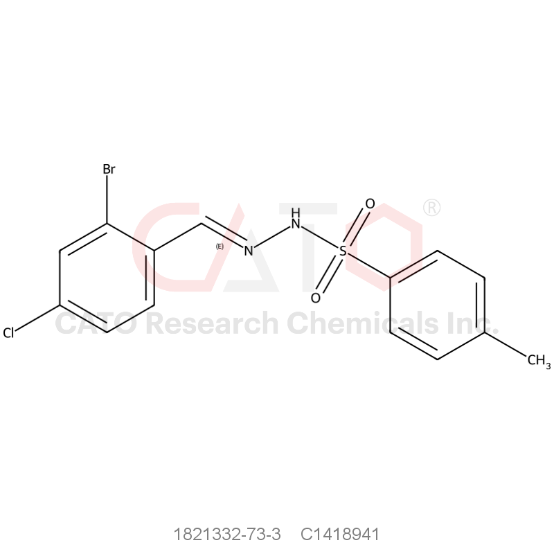 CAS No.:1821332-73-3,N'-(2-bromo-4-chlorobenzylidene)-4-methylbenzenesulfonohydrazide