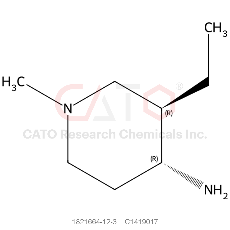CAS No.:1821664-12-3,Trans-3-ethyl-1-methyl-4-piperidinamine
