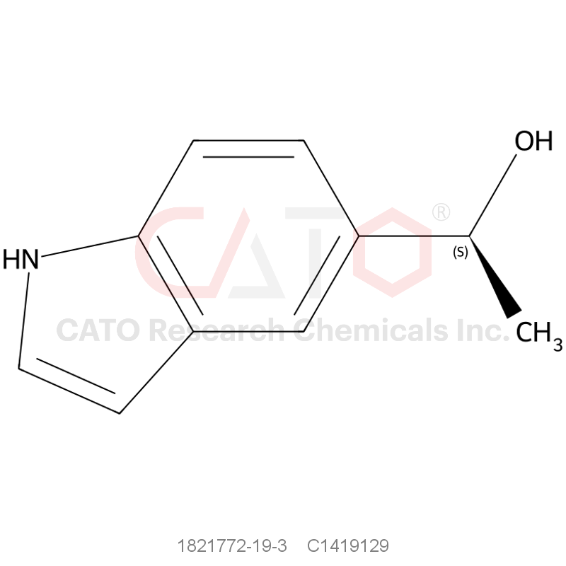 CAS No.:1821772-19-3,(S)-1-(1h-Indol-5-yl)ethan-1-ol