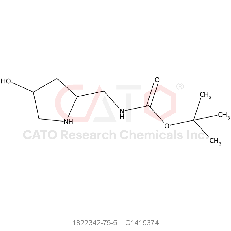 CAS No.:1822342-75-5,Tert-butyl ((4-hydroxypyrrolidin-2-yl)methyl)carbamate