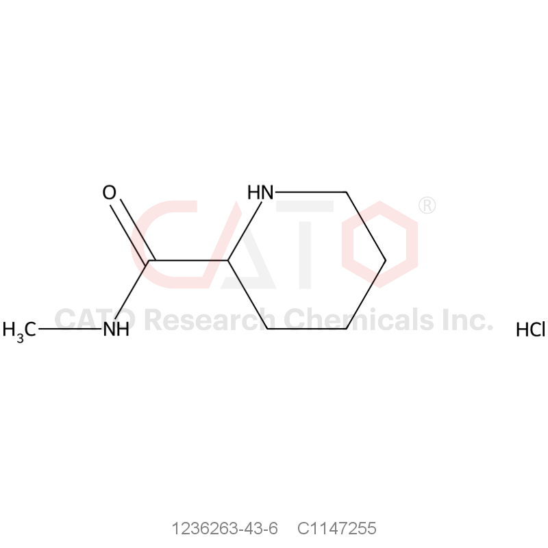 CAS No.:1236263-43-6,N-methylpiperidine-2-carboxamide hydrochloride