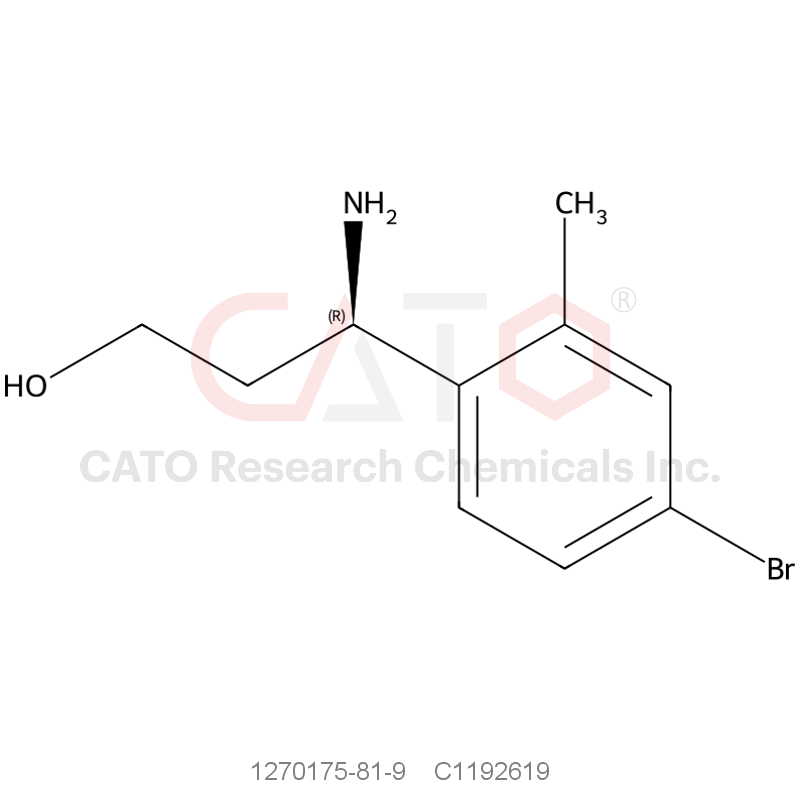 CAS No.:1270175-81-9,(3R)-3-amino-3-(4-bromo-2-methylphenyl)propan-1-ol