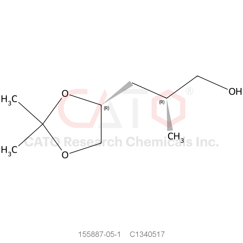 CAS No.:155887-05-1,(R)-3-((R)-2,2-dimethyl-1,3-dioxolan-4-yl)-2-methylpropan-1-ol