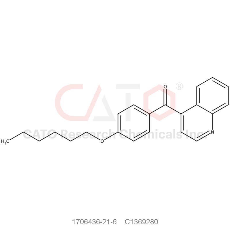 CAS No.:1706436-21-6,4-(4-Hexyloxybenzoyl)quinoline