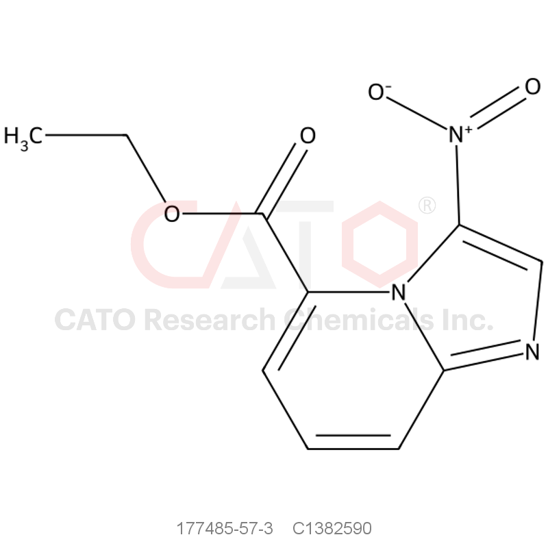 CAS No.:177485-57-3,Ethyl 3-nitroimidazo[1,2-a]pyridine-5-carboxylate