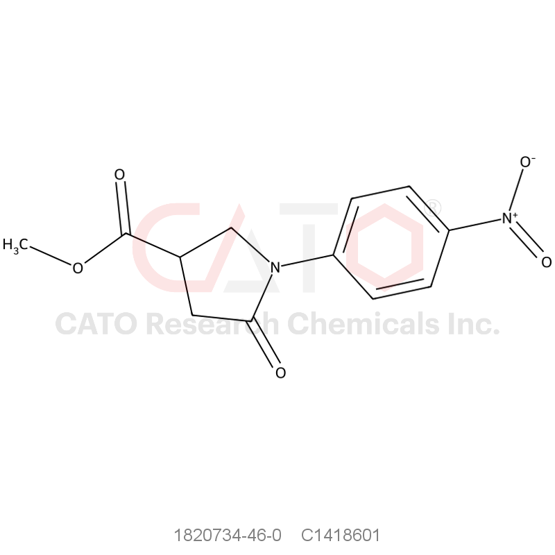 CAS No.:1820734-46-0,Methyl 1-(4-nitrophenyl)-5-oxopyrrolidine-3-carboxylate