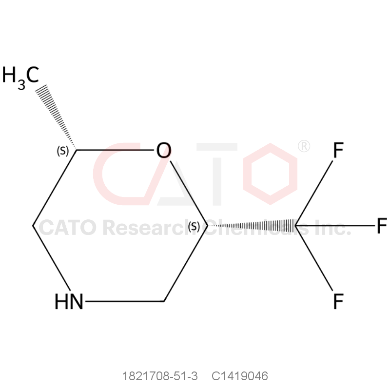 CAS No.:1821708-51-3,(2S,6S)-2-methyl-6-(trifluoromethyl)morpholine