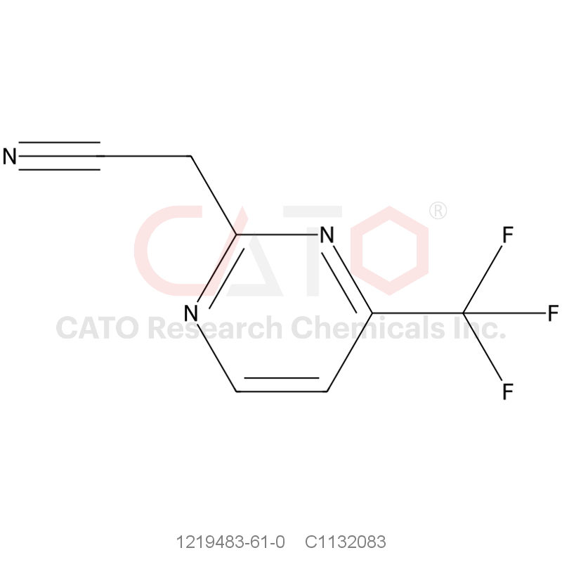 CAS No.:1219483-61-0,2-(4-(Trifluoromethyl)pyrimidin-2-yl)acetonitrile